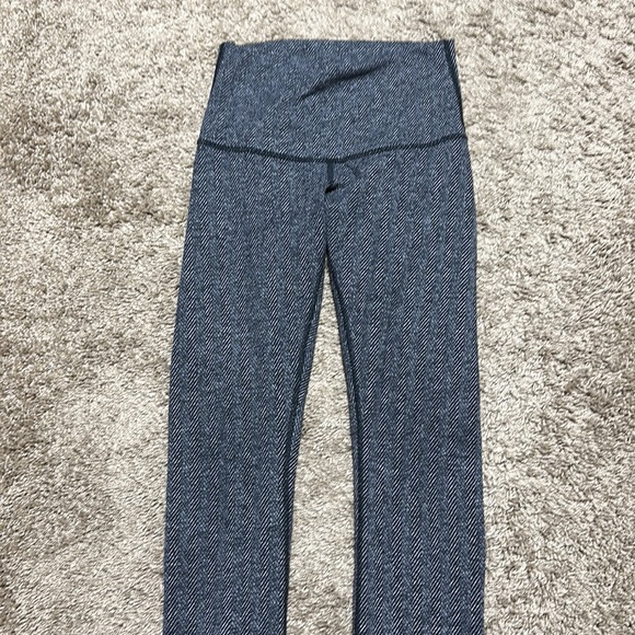 Lululemon herringbone high waisted wunder under - Picture 2 of 7